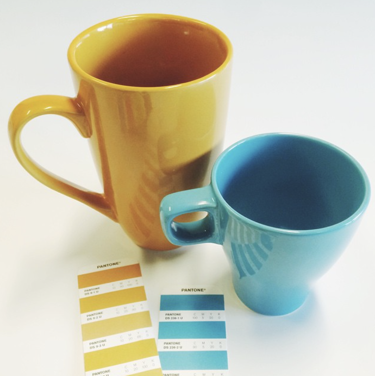 Pantone color swatches